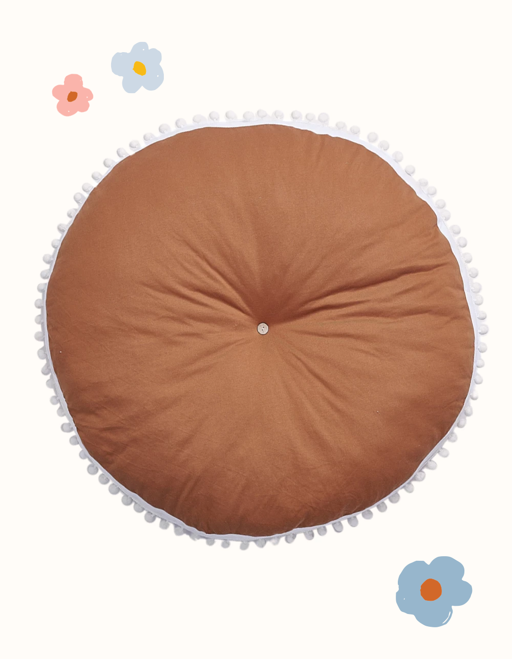 Pom Pom Floor Cushion chelseaandwest